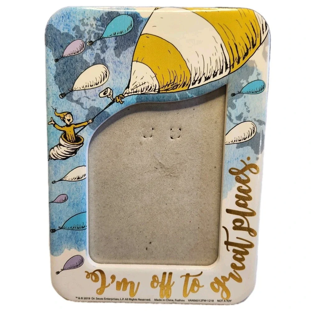 DR. SEUSS Picture Frame 4x6 Photo Oh‎ The Places You'll Go Graduation